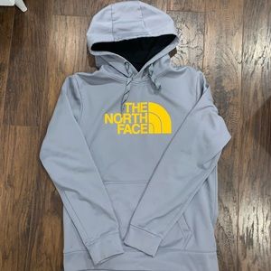 Gray North Face Hoodie